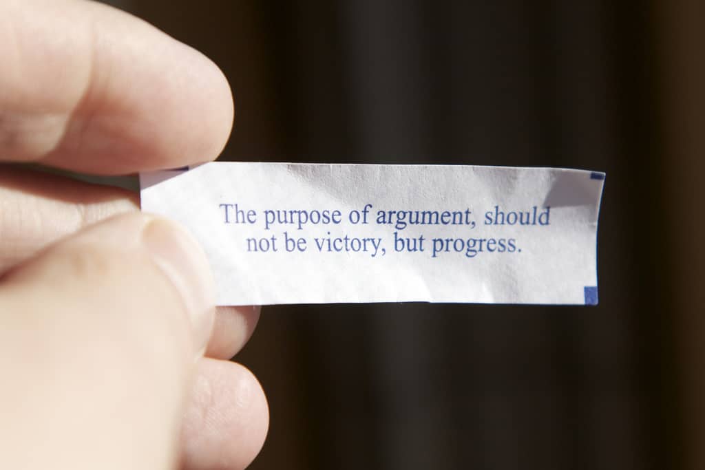 Fortune paper reading: The purpose of argument, should not be victory, but progress.