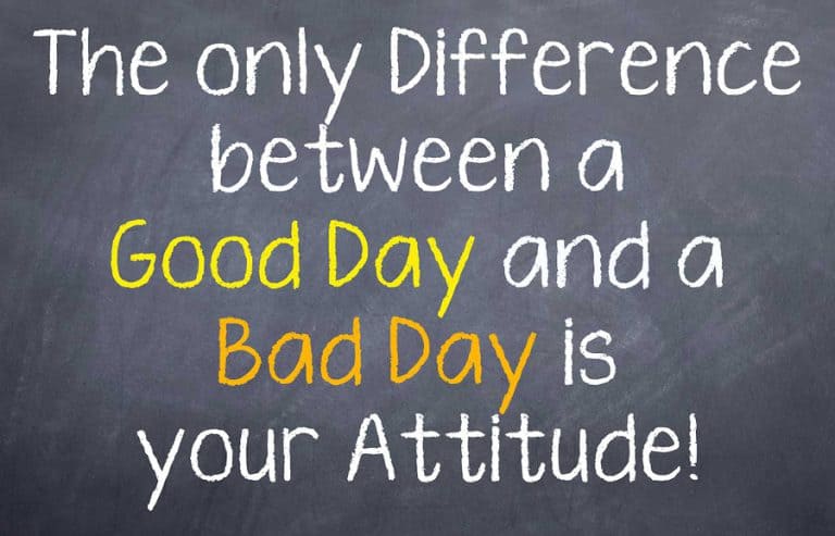 HOW TO NOT CATCH A BAD ATTITUDE